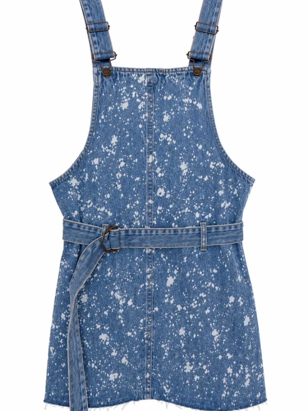 OneTeaspoon Blue Denim Splatter Mini Dress - NWT